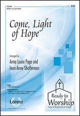 Come, Light of Hope SATB choral sheet music cover